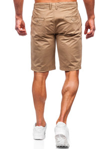 Bolf Herren Kurze Stoffhose Camel  JX7511