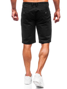 Bolf Herren Kurze Stoffhose Schwarz  JX7511