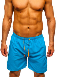 Bolf Herren Kurzehose Badeshorts Blau  HN123