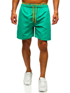 Bolf Herren Kurzehose Badeshorts Dunkel-Grün  HN122