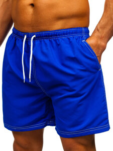 Bolf Herren Kurzehose Badeshorts Mittelblau  HN101