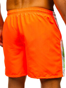 Bolf Herren Kurzehose Badeshorts Orange HN109