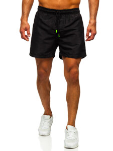 Bolf Herren Kurzehose Badeshorts Schwarz  HM972