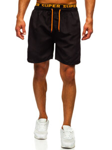 Bolf Herren Kurzehose Badeshorts Schwarz  HN122