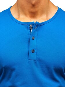 Bolf Herren Longsleeve Blau  1114