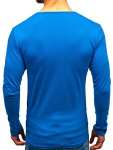 Bolf Herren Longsleeve Blau  1114