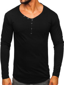 Bolf Herren Longsleeve Schwarz 5059A