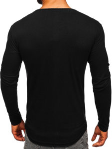 Bolf Herren Longsleeve Schwarz 5059A