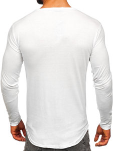 Bolf Herren Longsleeve Weiß 5059A