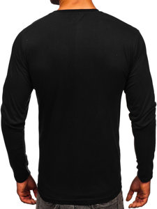 Bolf Herren Longsleeve mit Motiv Schwarz  146740