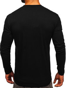 Bolf Herren Longsleeve mit Motiv Schwarz  146742