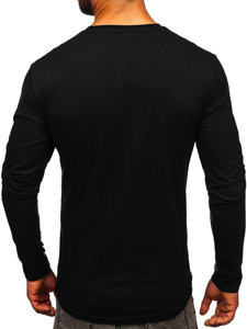 Bolf Herren Longsleeve mit Motiv Schwarz  146744