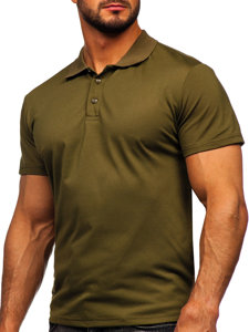 Bolf Herren Polohemd Kurzarm Khaki  8T80