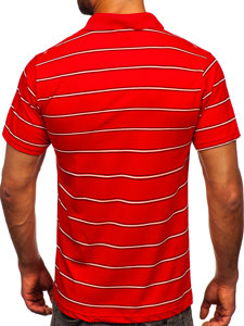 Bolf Herren Polohemd Kurzarm Rot 14954