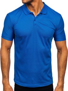 Bolf Herren Polohemd Kurzarm Schwarz Blau GD02