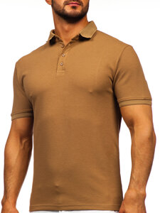 Bolf Herren Poloshirt Beige  2004