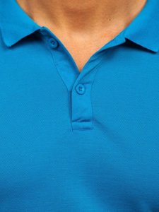 Bolf Herren Poloshirt Blau  GD02