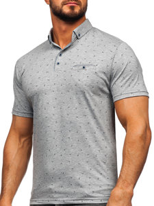 Bolf Herren Poloshirt Grau  192657