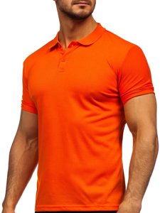 Bolf Herren Poloshirt Orange  GD02