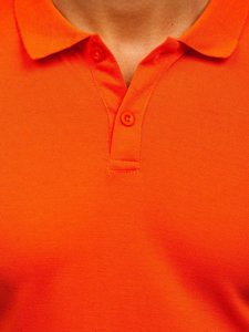 Bolf Herren Poloshirt Orange  GD02