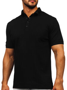 Bolf Herren Poloshirt Schwarz  2004