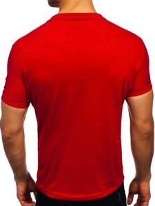 Bolf Herren Poloshirt Weinrot  GD02