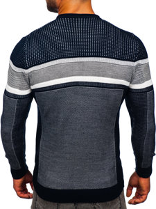 Bolf Herren Pullover Dunkelblau  2510