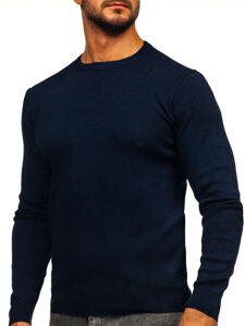 Bolf Herren Pullover Dunkelblau H2401