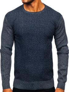 Bolf Herren Pullover Dunkelblau  S8523