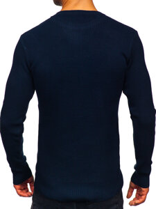 Bolf Herren Pullover Dunkelblau  S8750