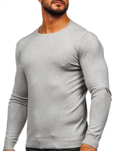 Bolf Herren Pullover Grau  MMB602