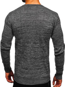 Bolf Herren Pullover Grau  S8307