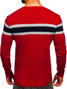 Bolf Herren Pullover Rot  H2108