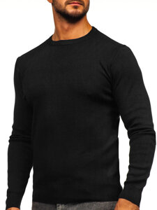 Bolf Herren Pullover Schwarz H2401