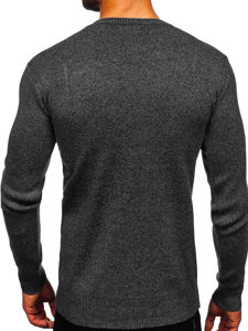 Bolf Herren Pullover Schwarz  S8309