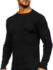 Bolf Herren Pullover Schwarz  S8750