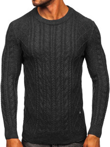 Bolf Herren Pullover Schwarzgrau  MM6010