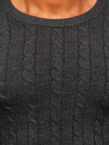 Bolf Herren Pullover Schwarzgrau  MM6021