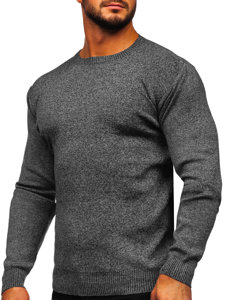 Bolf Herren Pullover Schwarzgrau  S8165