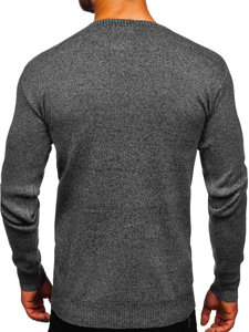 Bolf Herren Pullover Schwarzgrau  S8165