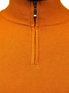 Bolf Herren Pullover mit Stehkragen Camel  YY08