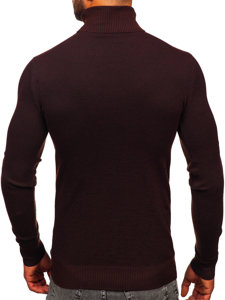 Bolf Herren Rollkragenpullover Braun  W2-20125