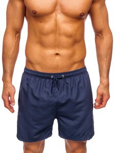 Bolf Herren Shorts Badehose Dunkelblau  YW07001