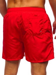 Bolf Herren Shorts Badehose Rot  YW07002