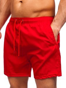 Bolf Herren Shorts Badehose Weinrot  YW02002