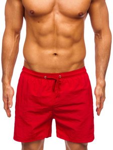 Bolf Herren Shorts Badehose Weinrot  YW07003