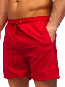 Bolf Herren Shorts Badehose Weinrot  YW07003