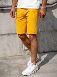 Bolf Herren Shorts Gelb  1142