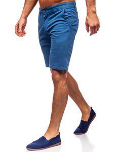 Bolf Herren Shorts Jeansblau  1142