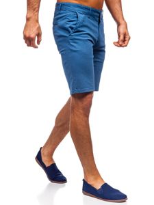 Bolf Herren Shorts Jeansblau  1142